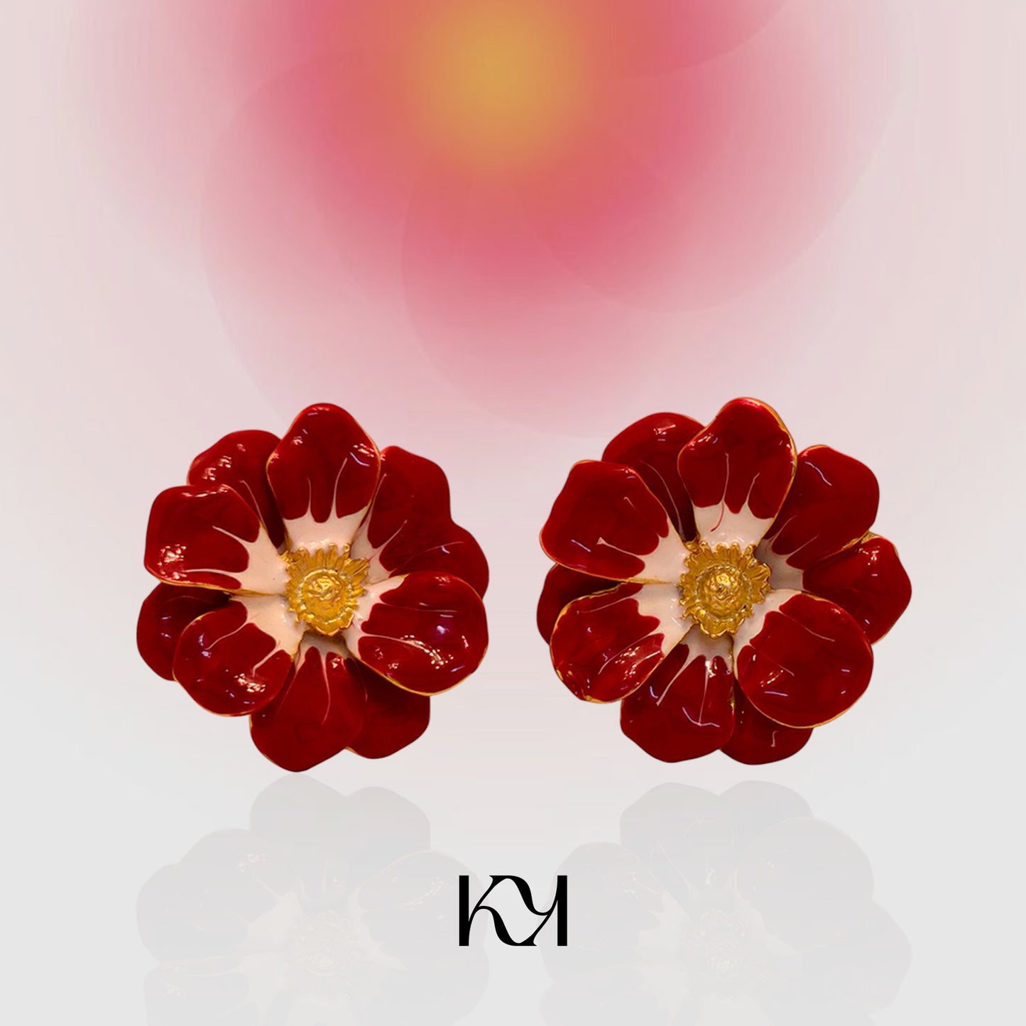 Roses For You Eanmel Flower Earring