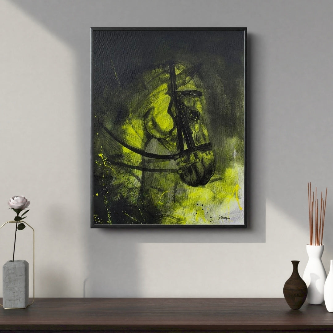 Rocky Racer - Horse - Painting