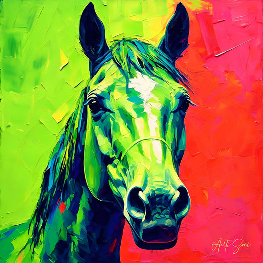 Rocky Racer - Horse - Painting