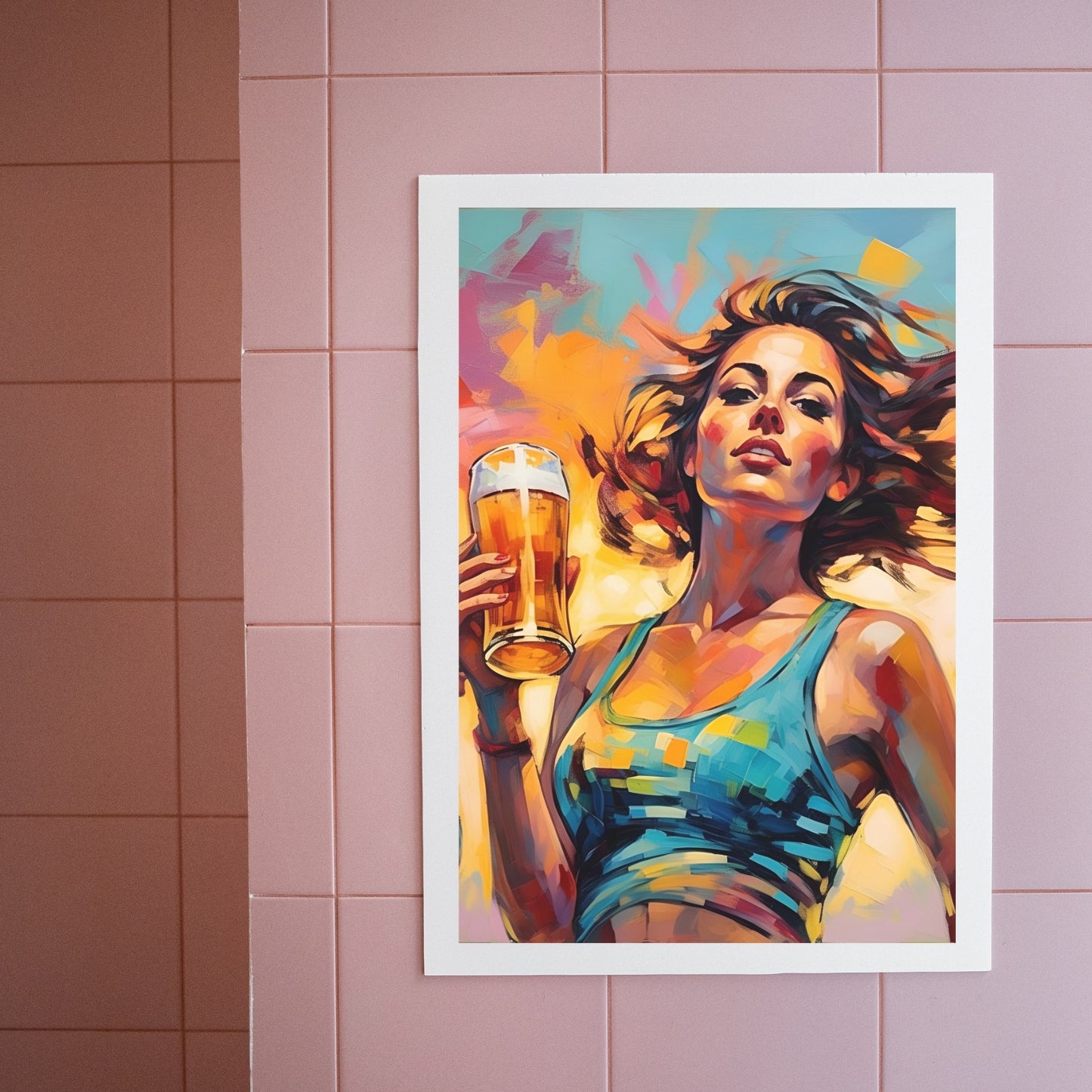 Poster Girl - Décor paintings